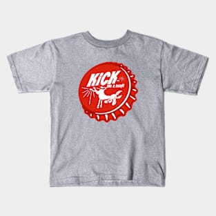 Vintage Kick Soda Bottlecap Kids T-Shirt